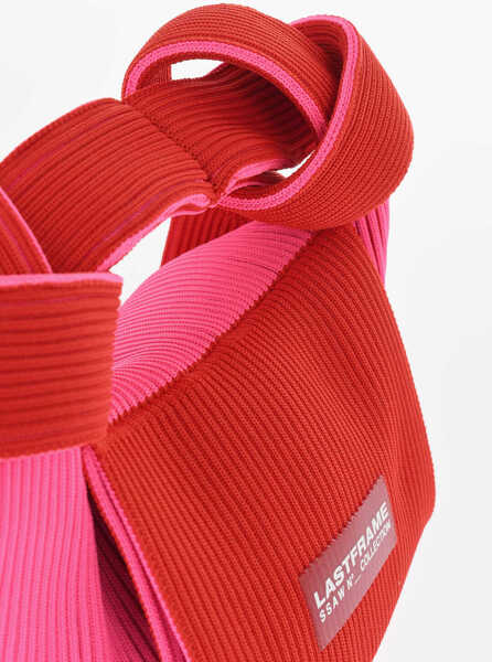 Genti de mana LAST FRAME Ribbed Two-Tone Tote Bag Pink Femei (BM 17576527) 3