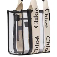 Genti de mana Chloe Dama - Genti de mana Chloe Woody tote bag White Femei (BM 17576547) - B-mall.ro
