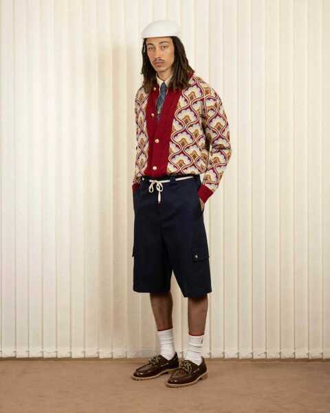 Pantaloni scurti DRLE DE MONSIEUR Drole De Monsieur shorts G.BS155.CO106.NY NY NAVY Ny Navy Barbati (BM 17576619) 2