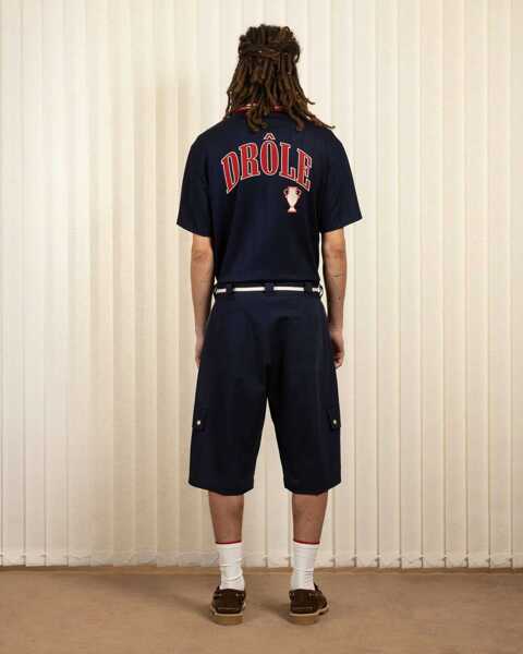 Pantaloni scurti DRLE DE MONSIEUR Drole De Monsieur shorts G.BS155.CO106.NY NY NAVY Ny Navy Barbati (BM 17576619) 5