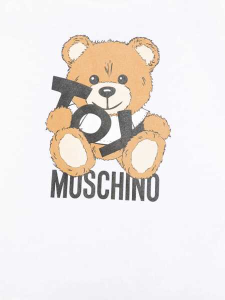 Tricouri Moschino T-Shirt WHITE Baieti (BM 17576806) 3