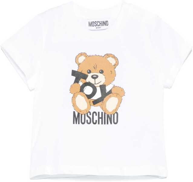 Tricouri Moschino T-Shirt WHITE Baieti (BM 17576806) 1