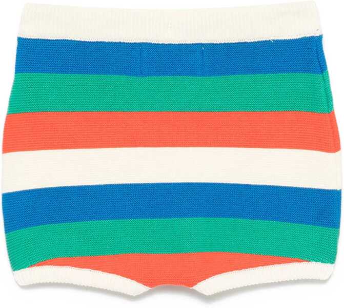 Pantaloni scurti Bobo Choses Striped Knitted Shorts WHITE Baieti (BM 17576911) 2
