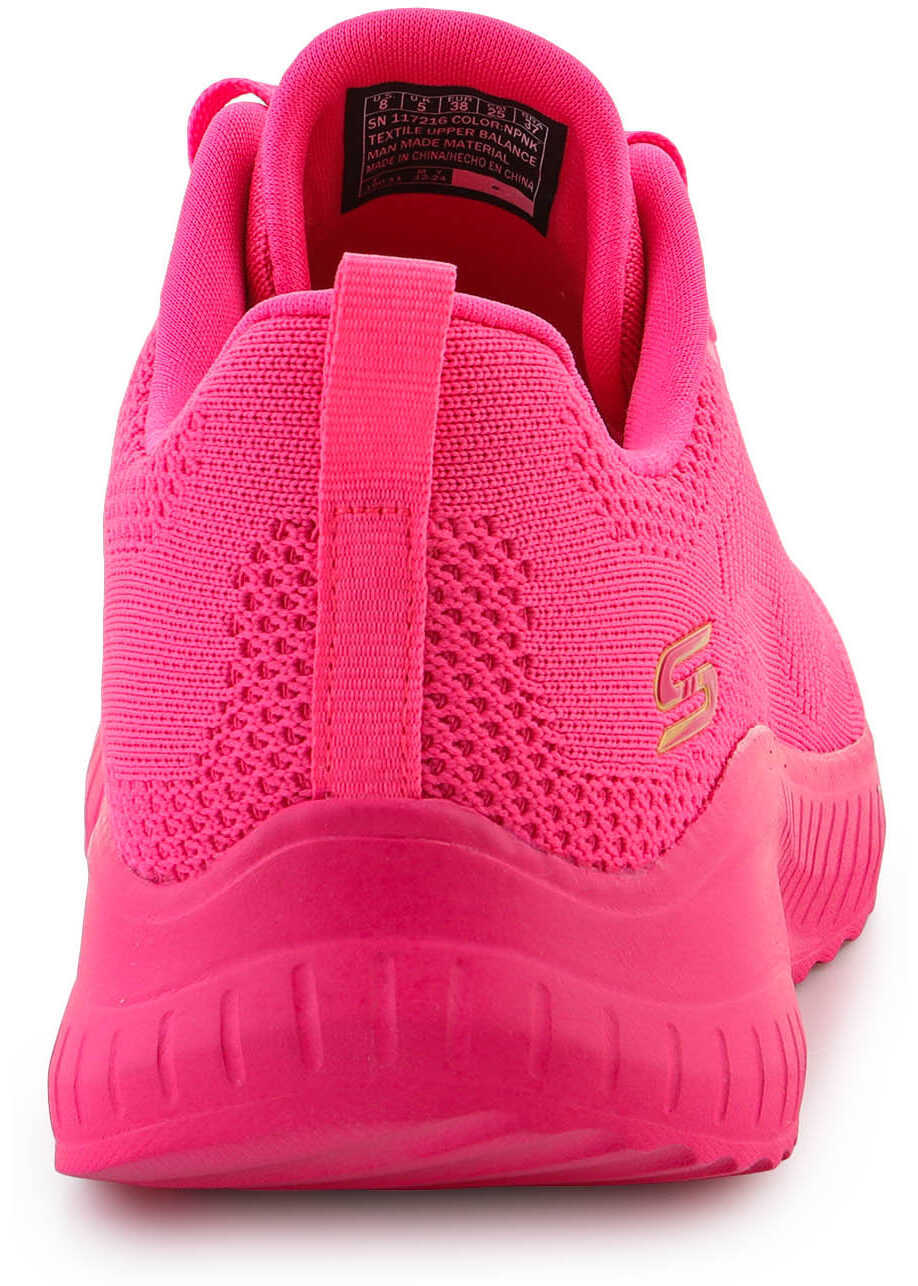 Sneakers SKECHERS Bobs Squad Chaos-cool Rythms Neon Pink Pink Femei (BM 17577253) 5
