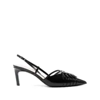 Pantofi cu toc Gucci Leather Slingback Pumps Femei