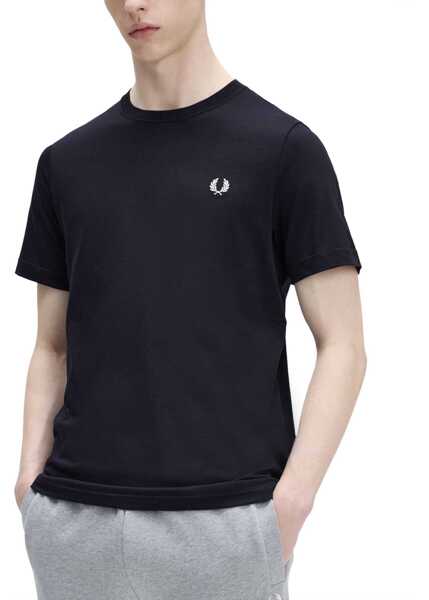 Tricouri Fred Perry Classic T-Shirt BLUE Barbati (BM 17577400) 3