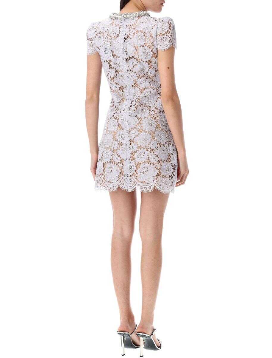 Rochii Self-Portrait Self-Portrait Lace Mini Dress Purple Femei (BM 17579343) 2