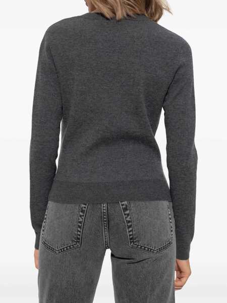 Pulovere Self-Portrait Self-Portrait Black Rose Jumper GREY Femei (BM 17579364) 4
