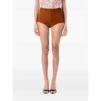 Pantaloni casual Self-Portrait Suede Shorts Femei