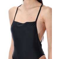Costume de baie MARINE SERRE Dama - Costume de baie MARINE SERRE Marine Serre One-Piece Swimwear Black Femei (BM 17579427) - B-mall.ro