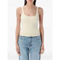 Topuri Marine Serre Moon Jacquard Knit Strap Top Femei