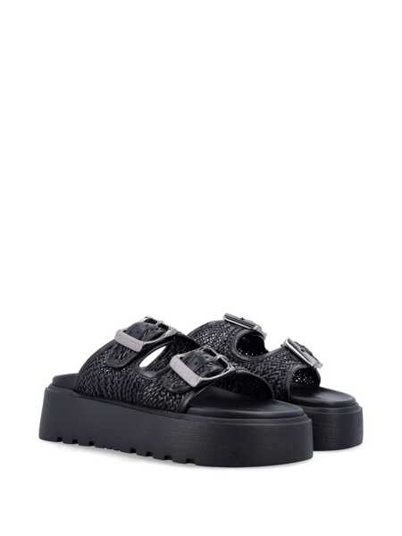 Balerini Casadei Casadei Black Leather Flats Black Femei (BM 17579682) 2