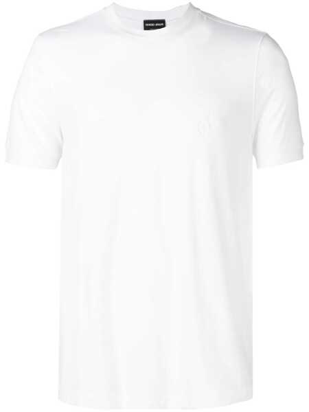 Topuri Giorgio Armani Giorgio Armani T-Shirts And Polos WHITE Barbati (BM 17580048) 1