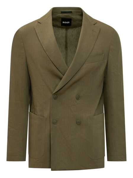Sacouri Hugo Boss Boss P-Hanry Blazer GREEN Barbati (BM 17580732) 1