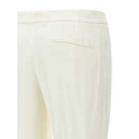 Imbracaminte Alexander McQueen Dama - Pantaloni casual Alexander McQueen Alexander McQueen Crepe Pants WHITE Femei (BM 17580810) - B-mall.ro