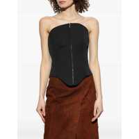 Topuri Alexander McQueen Dama - Topuri Alexander McQueen Alexander McQueen Corset Top Black Femei (BM 17581749) - B-mall.ro