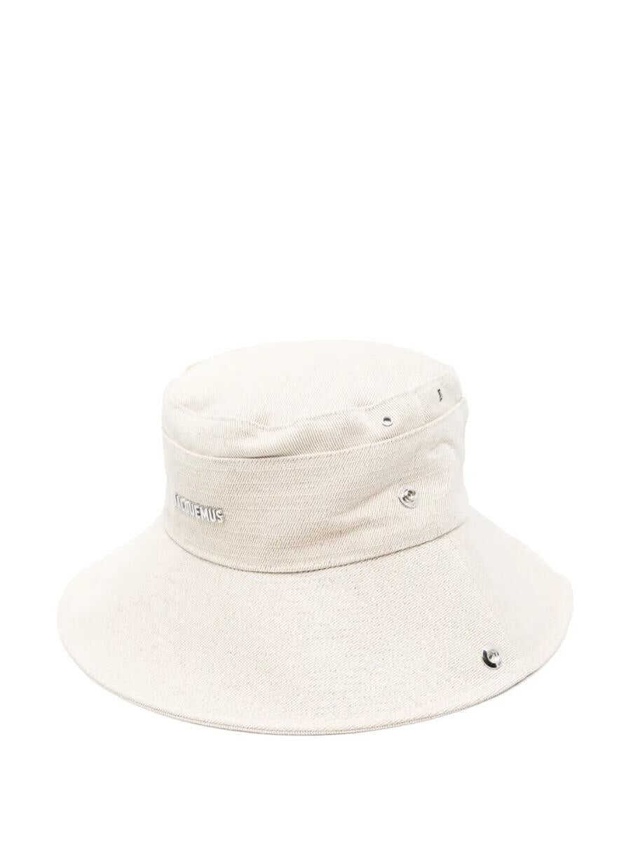 Palarii JACQUEMUS Jacquemus Le Bob De-Nimes Bucket Hat WHITE Femei (BM 17581989) 1