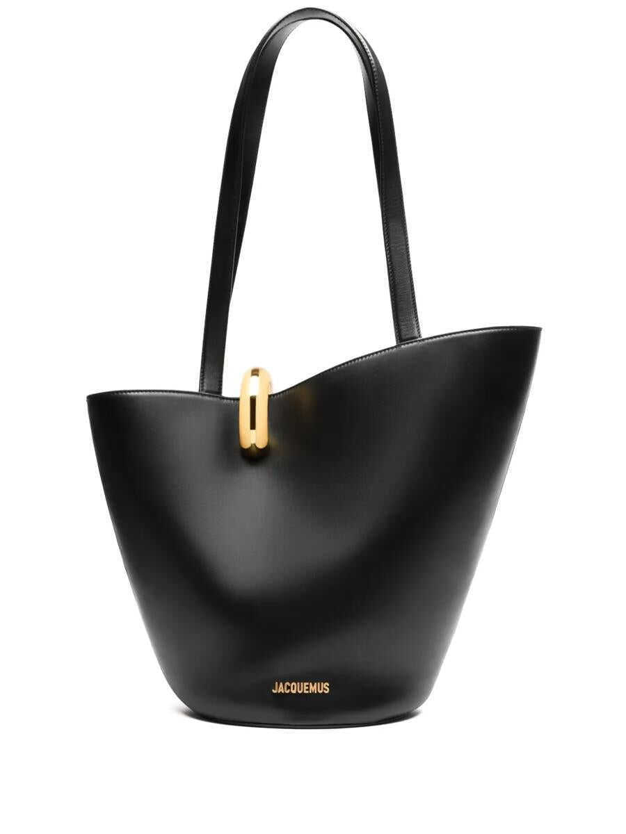 Genti de mana JACQUEMUS Jacquemus Le Petit Bambola Bucket Bag Black Femei (BM 17582058) 1
