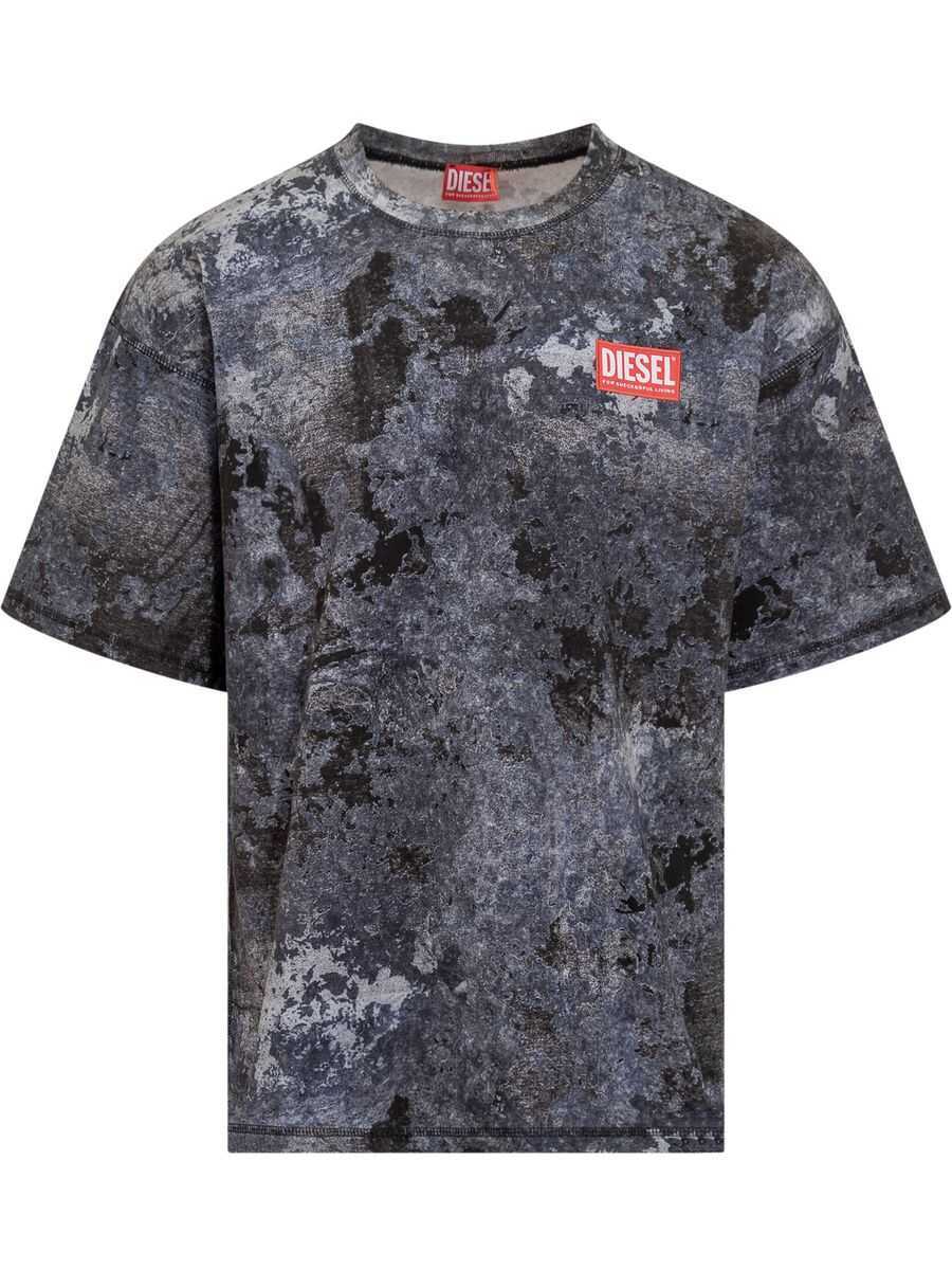 Tricouri Diesel Diesel T-Shirt T-Boxt-R12 GREY Barbati (BM 17582199) 1