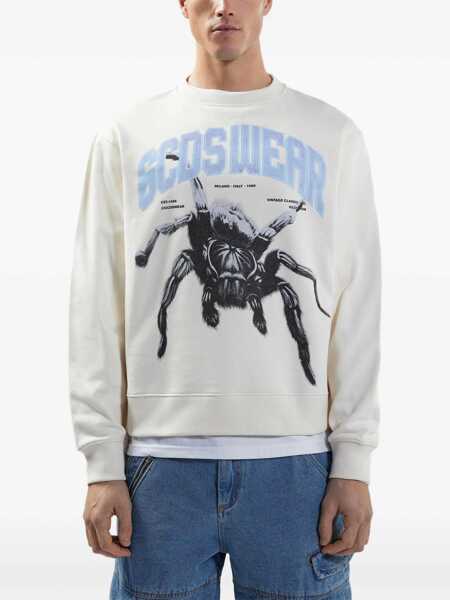 Pulovere GCDS Gcds Sweatshirt Crew-Neck Spider Beige Barbati (BM 17582415) 3