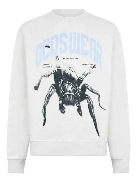 Pulovere GCDS Gcds Sweatshirt Crew-Neck Spider Beige Barbati (BM 17582415) 1