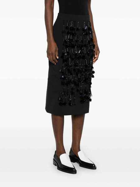 Fuste Plan C Plan C Skirts Black Femei (BM 17584215) 3