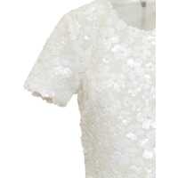 Imbracaminte Michael Kors Dama - Topuri Michael Kors Michael Kors Floral Seq Crop Tee WHITE Femei (BM 17585550) - B-mall.ro
