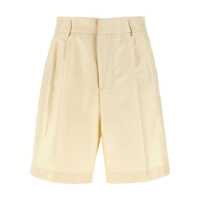 Pantaloni casual Fabiana Filippi Silk Cotton Bermuda Shorts Femei