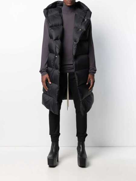 Geci Rick Owens Rick Owens Bodywarmer Jacket Black Barbati (BM 17586132) 2