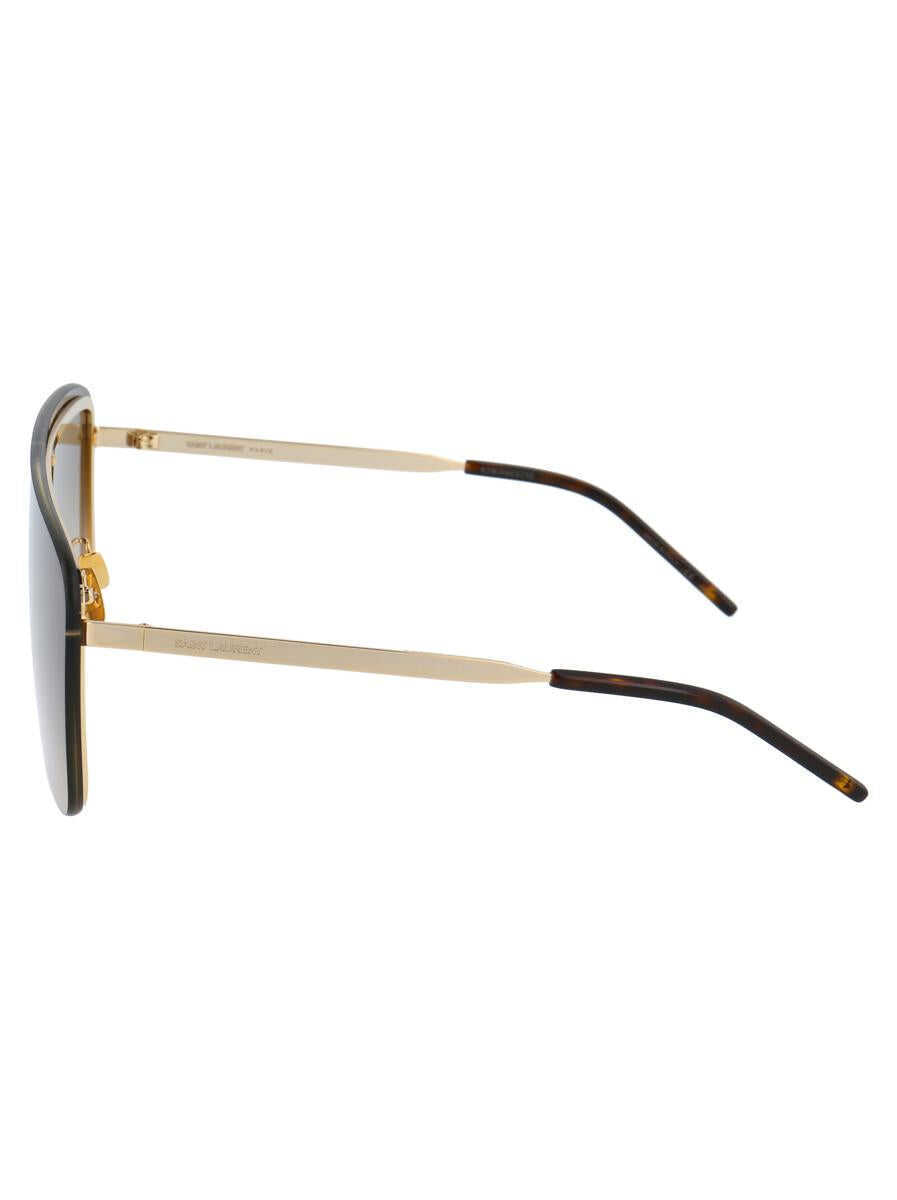 Ochelari de soare Saint Laurent Saint Laurent Eyewear Sunglasses 006 GOLD GOLD BROWN Femei (BM 17586543) 3