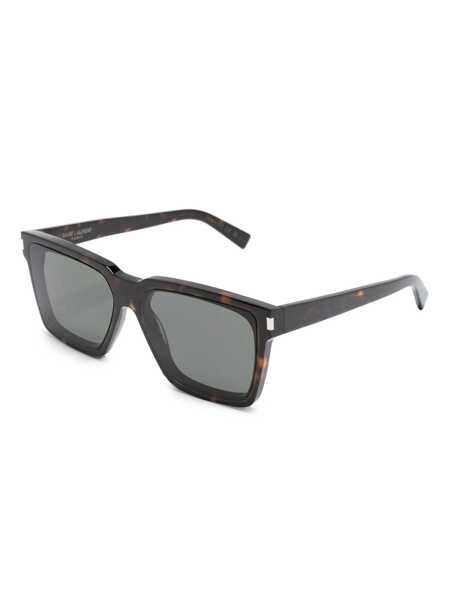 Ochelari de soare Saint Laurent Saint Laurent Eyewear Sunglasses 002 HAVANA HAVANA GREY Femei (BM 17586642) 2