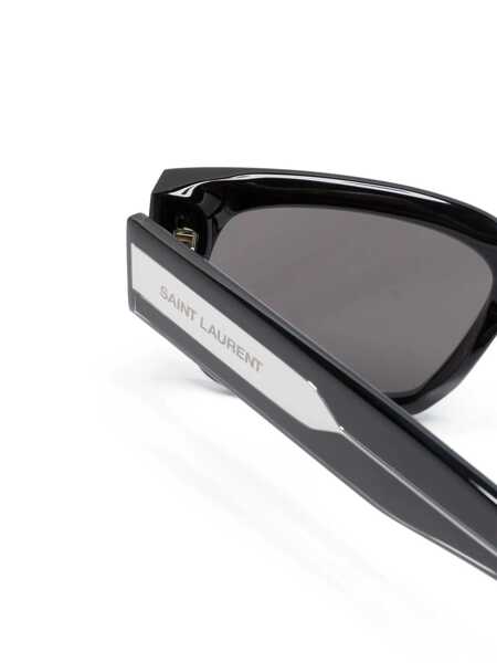Ochelari de soare Saint Laurent Saint Laurent Eyewear Sunglasses 001 BLACK CRYSTAL BLACK Barbati (BM 17586651) 3