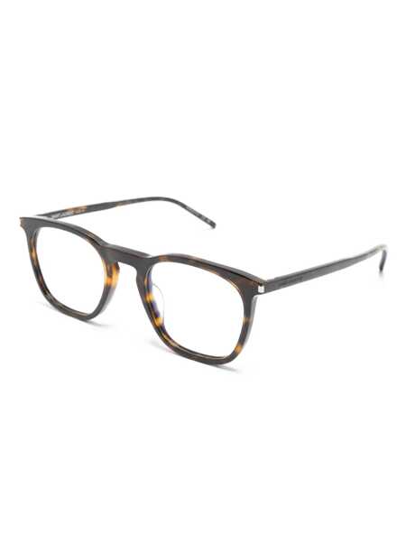 Ochelari de soare Saint Laurent Saint Laurent Eyewear Optical 002 HAVANA HAVANA TRANSPARENT Barbati (BM 17586669) 2