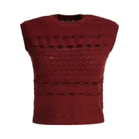 Topuri Elie Saab Textured Knit Top Femei