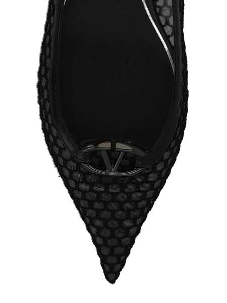 Pantofi cu toc Valentino Garavani Pointed slingback ballet flats 20 mm Black Femei (BM 17587833) 4