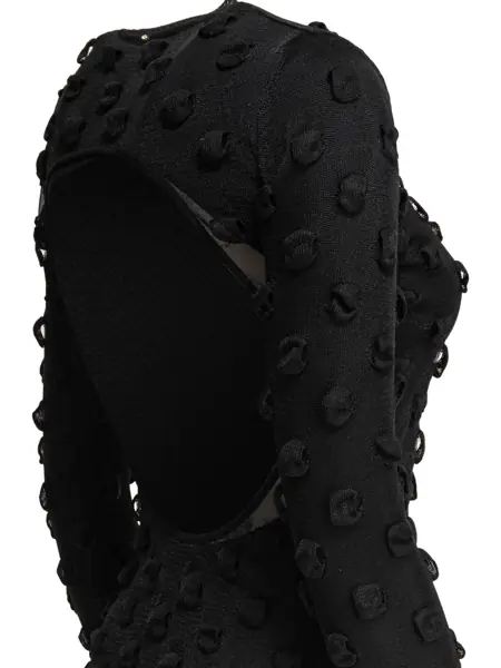 Rochii elegante Max Mara Long flared dress Black Femei (BM 17587848) 4