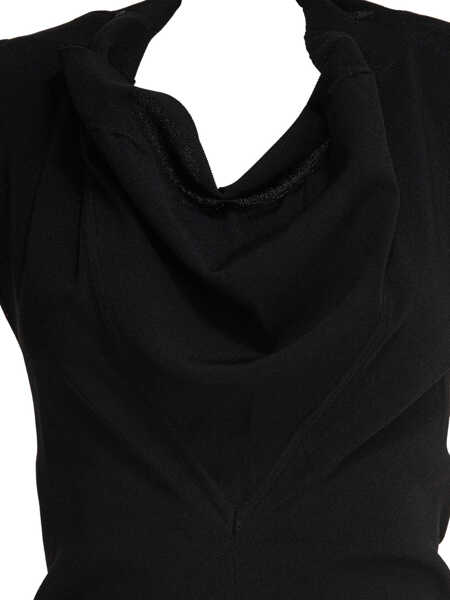 Body-uri Max Mara Sleeveless draped bodysuit Black Femei (BM 17587905) 3