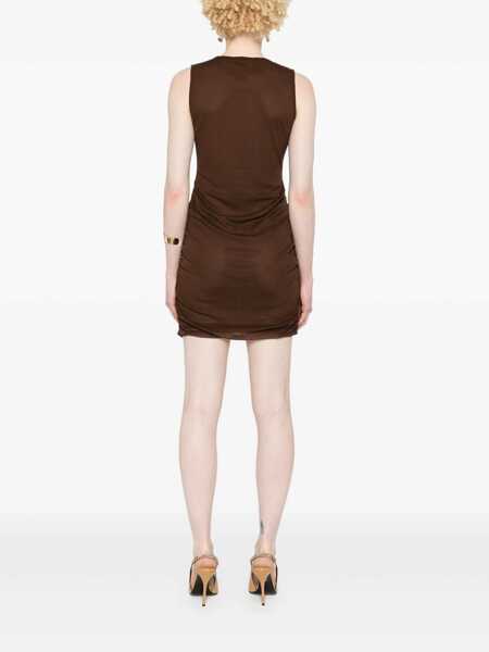 Rochii elegante Saint Laurent Dresses Brown Femei (BM 17587920) 4