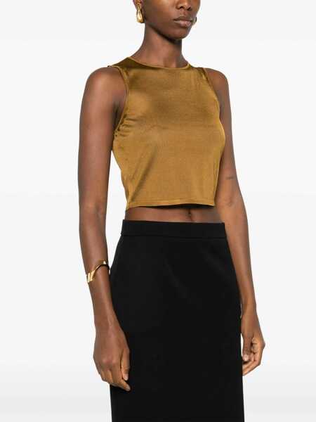 Bluze Saint Laurent Tops Brown Femei (BM 17587935) 3