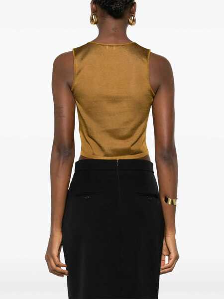 Bluze Saint Laurent Tops Brown Femei (BM 17587935) 4