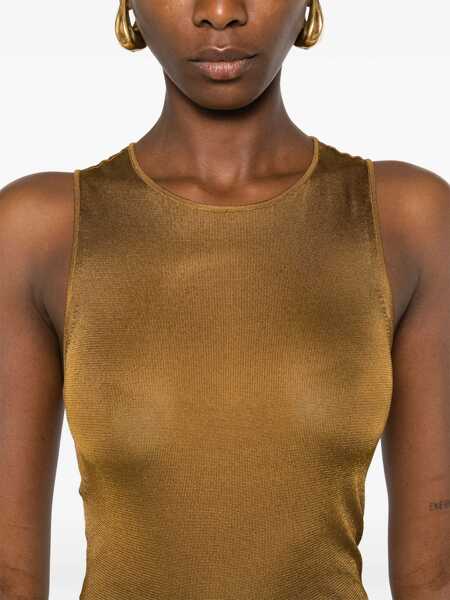 Bluze Saint Laurent Tops Brown Femei (BM 17587935) 5