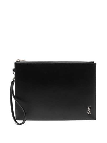 Portofele Saint Laurent Pouches Black Barbati (BM 17587986) 1
