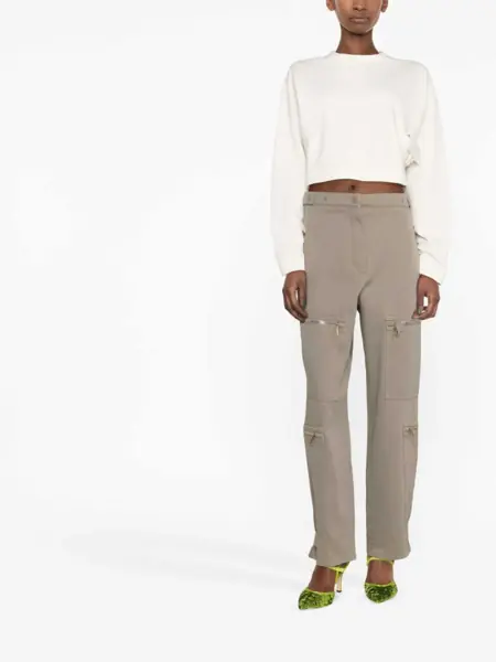 Pantaloni casual Fendi Trousers Beige Femei (BM 17588235) 2