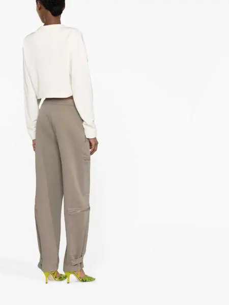 Pantaloni casual Fendi Trousers Beige Femei (BM 17588235) 3