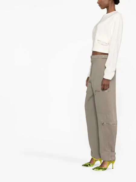 Pantaloni casual Fendi Trousers Beige Femei (BM 17588235) 4