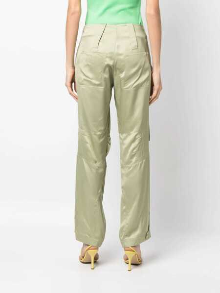 Pantaloni casual Fendi Trousers Green Femei (BM 17588241) 4