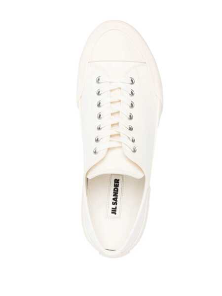 Sneakers Jil Sander Canvas sneakers White Femei (BM 17588391) 4