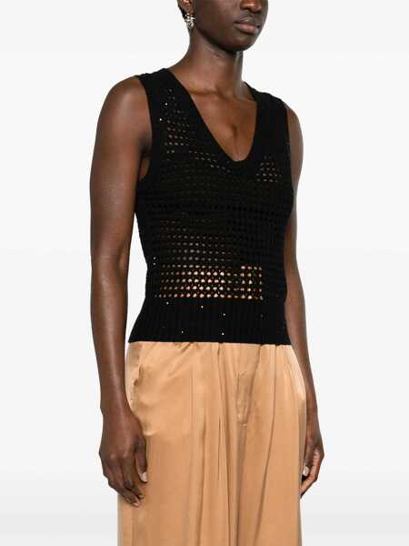 Bluze Brunello Cucinelli Tops Black Femei (BM 17588430) 3