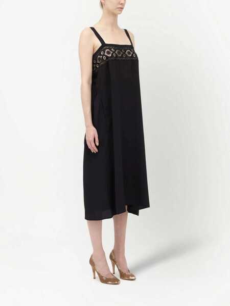 Rochii elegante Maison Margiela Embroidered dress Black Femei (BM 17588484) 3