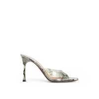 Sandale Amina Muaddi Alexa Glass 95 Snake Sandals Femei